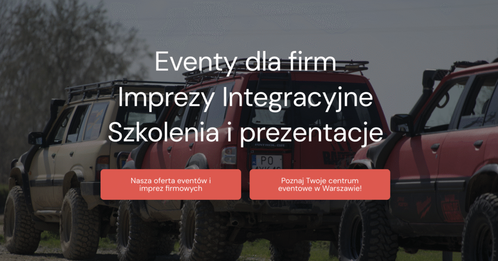 Imprezy integracyjne, eventy dla firm, szkolenia, konferencje, integracje Warszawa